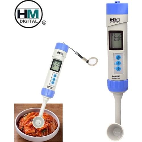HM SAL-1500 Digital Salinity Tester 2 in1 Temp Salinometer Salty Meter Water Quality Detector Aquarium Pool 40%Off