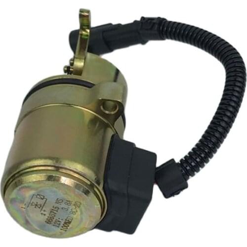 DC12V Engine Fuel Stop Shut Off Solenoid 6686715 Used For Deutz BMF2011 BMF2012