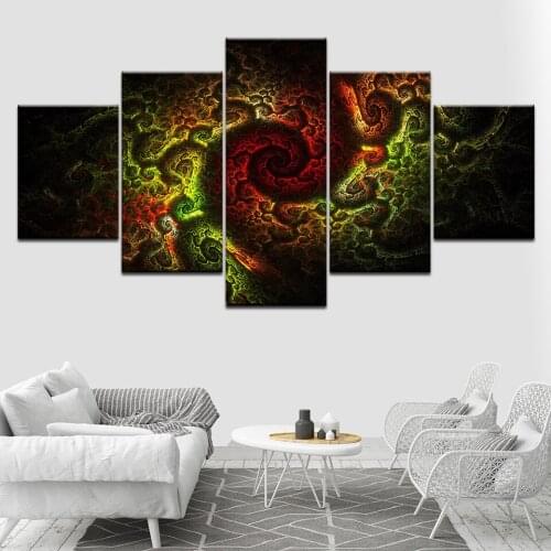 Art carving wall 5 Piece HD Wallpapers Art Canvas Print modern Poster Modular art painting for living room Home Decor