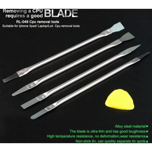 5pcs/lot Ultra-Thin Blade CPU Removal Tools for iPhone iPad Laptop Mobile Phone Repair Tools Herramientas Outils