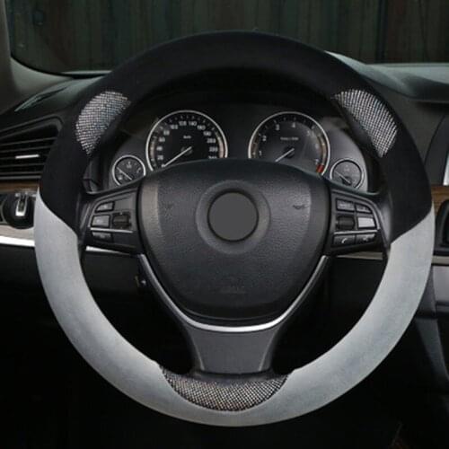 Cute Cartoon Plush Steering Wheel Cover Universal Car-styling Car Steering-Wheel Handle Covers Auto Decoration