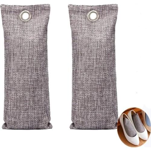 Mini Bamboo Charcoal Bags 75g Natural Air Purifier Shoes Deodorizer Odor Eliminator Activated Car Closet Charcoal Odor Absorber