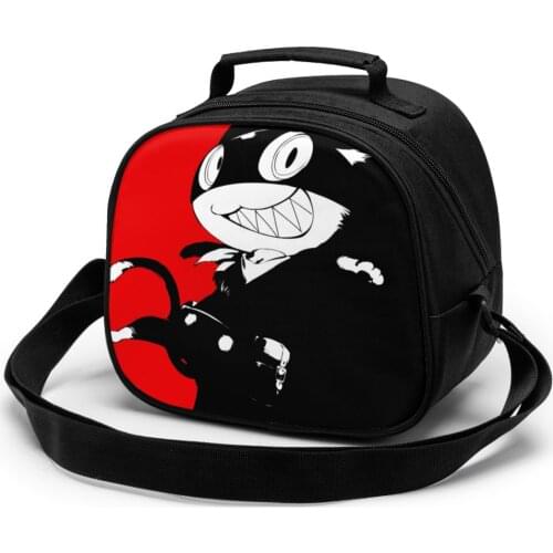 Morgana Persona 5 Children fashion lunch bag thermal insulated bag travel casual insulated picnic bag