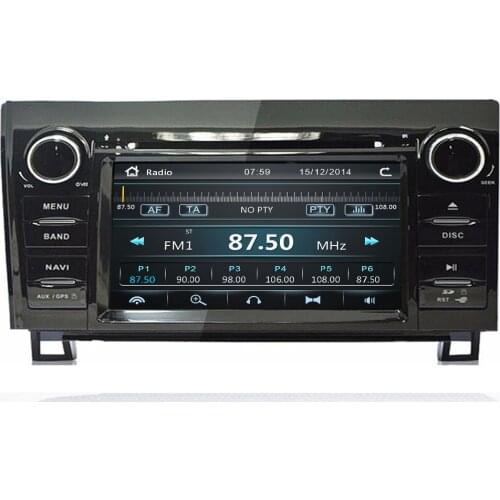 New 2 Din Car DVD Player for Toyota Tundra Sequoia 2007 2008 2009 2010 2011 2012 2013-2019 Autoradio IPS 3G camera