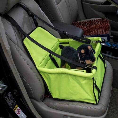 Pet Dog Car Carrier Bag Portable Small Dog Car Seat Mat Safety Carrier Cat Puppy Car Seat Bag Basket Pet Car Travel Accessories