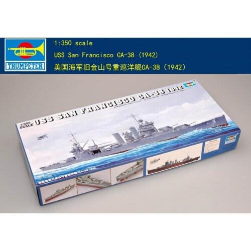 Trumpeter 05309 1/350 USS San Francisco CA-38 Cruiser 1942 Warship Plastic Model TH06575-SMT6
