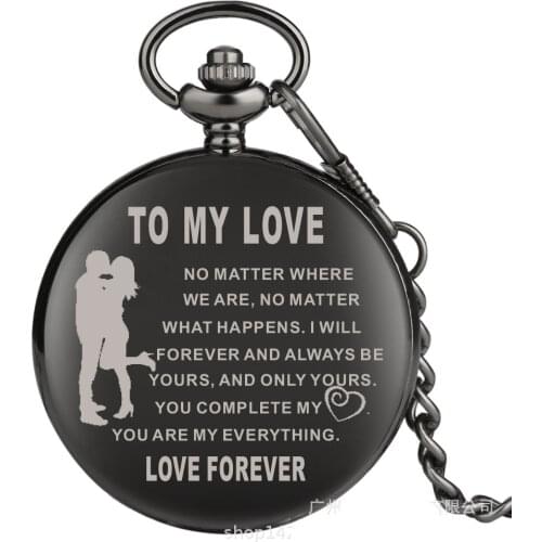 Birthday Gift For Girlfriend Boyfriend Pocket Watch For Lover Romantic love Gift present Valentines day Gift