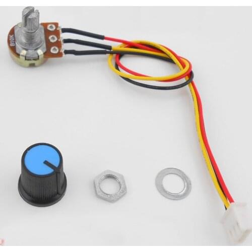 WH148 Potentiometer B10K Speed Control Knob Switch XH2.54 3P Linear Control Handle Governing Switches 10pcs