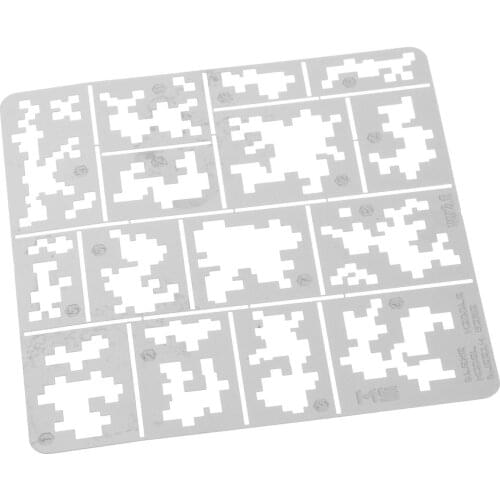 Model Corrosion and Stain Template,Leakage Spray Plate for Assembly Model Stencil Theme