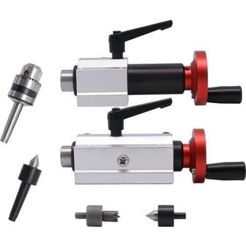 No Power Spindle Assembly Small Lathe Accessories Trimming B12 Drill Chuck Set DIY Woodworking Cutting