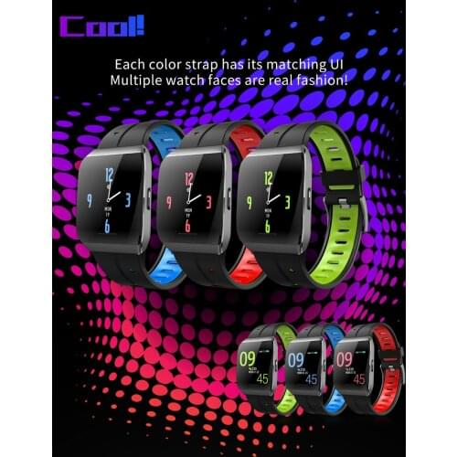 X1 Smart Watch Color Screen IP68 Waterproof Heart Rate Blood Pressure Monitor Remote Control Camera Bracelet For Android IOS