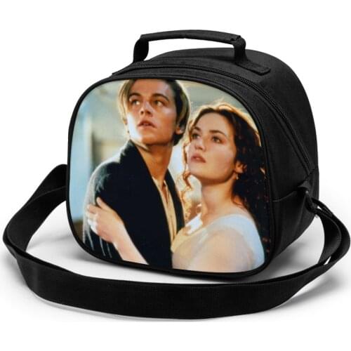 Titanic Children Lunch Bag Lunch Bag Student Portable Insulated Office Lunch Box Picnic Bags Thermal Food Tote Handbag
