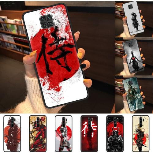 Japan Ninja Samurai Soft Coque For Xiaomi Redmi Note 9S 9 8 8T 9C 9A Mi Poco M3 X3 NFC 9T 10T Pro 5G Phone Case Back Shell