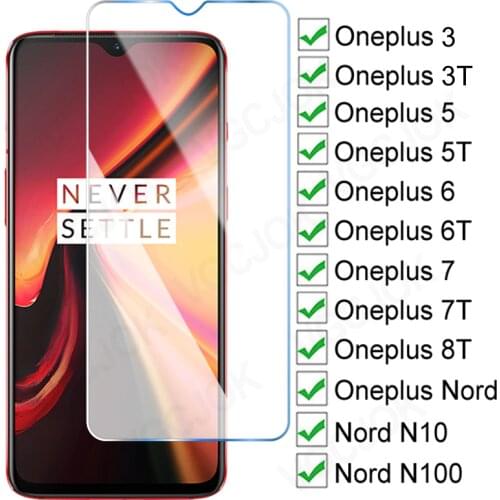 9D Protective Tempered Glass For Oneplus 3 3T 5 5T 6 6T 7 7T 8T Screen Protector 1+5 1+7T One Plus nord N10 N100 Glass Film Case