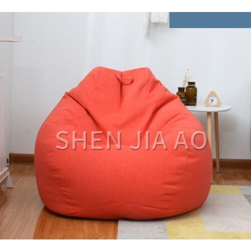 1PC 80*90cm Cotton Single Small Sofa Bean bag Comfortable Lazy Bean bag Sofa Creative Balcony Lazy Bean bag Sofa(Medium Size)