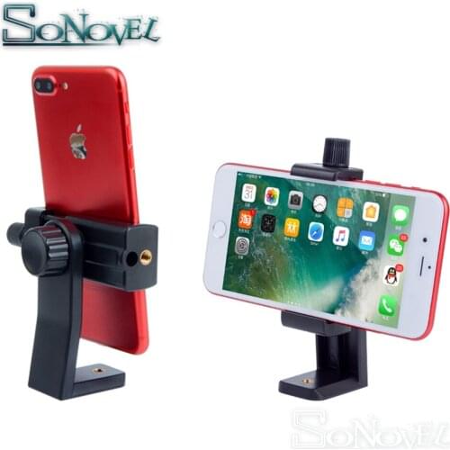 360 Swivel Smartphone Selfie Stick Mount Clamp Universal Phone Tripod Adapter Holder Stand for iPhone X 8 7 6 plus Samsung