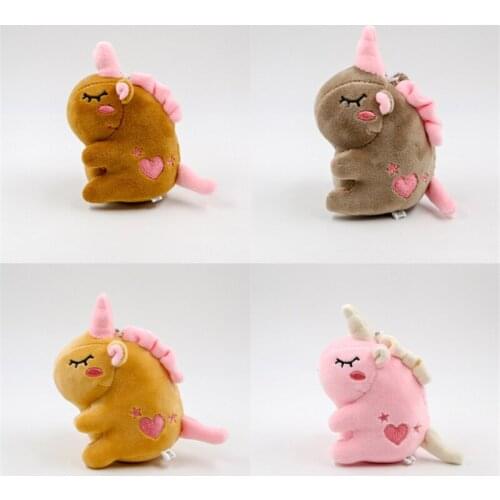 4Colors , Horse Plush Doll 12CM Approx. Pendant DOLL , Keychain Horse Stuffed Animal Plush TOY