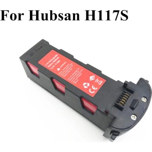 11.4V 4200mah Lithium Battery for Hubsan H117S Zino GPS RC FPV Racing Camera Drones Quadcopter Parts 11.4 V Battery 1pcs