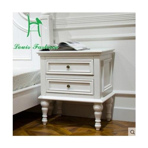 American wood old bedroom nightstand to restore ancient ways, white edge ark special lamp store content ark to collect ark combi