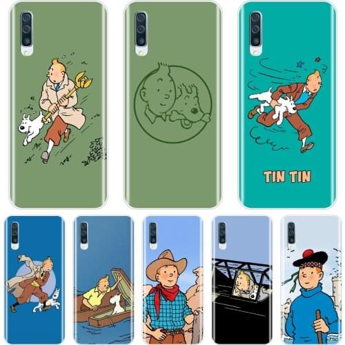 For Samsung Galaxy A40 A30 A20 A10 Silicone The Adventures of Tintin Back Cover For Samsung Galaxy A80 A70 A60 A50 Phone Case