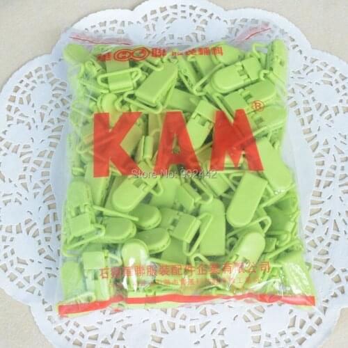 Cheap Wholesale 10000 PCS/Lot 25MM D-Shape Plastic Clips with Flat Backing, Clip for Baby Pacifier or Bib 28 Colors For Choice