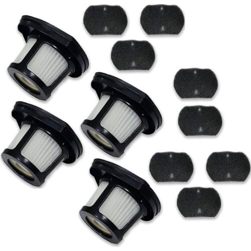 EAS-Filter for Bissell Pet Hair Eraser Hand Vacuum 2284W 2390 2389 2390A,Replace Parts 1614212 1614203 1614204,(Pack 4+8)