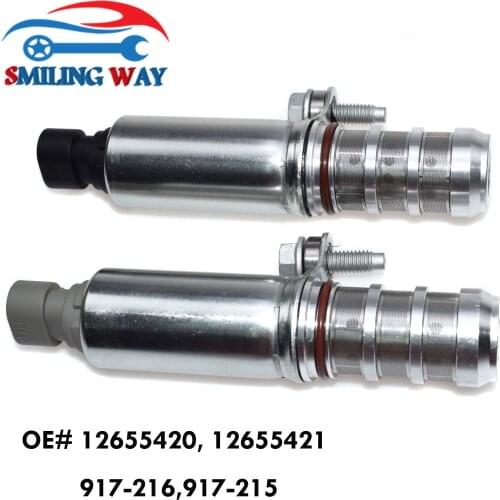 Intake + Exhaust Variable Timing Camshaft Position Solenoid Valve For Buick Chevrolet GMC Pontiac Saturn OE# 12655420 & 12655421