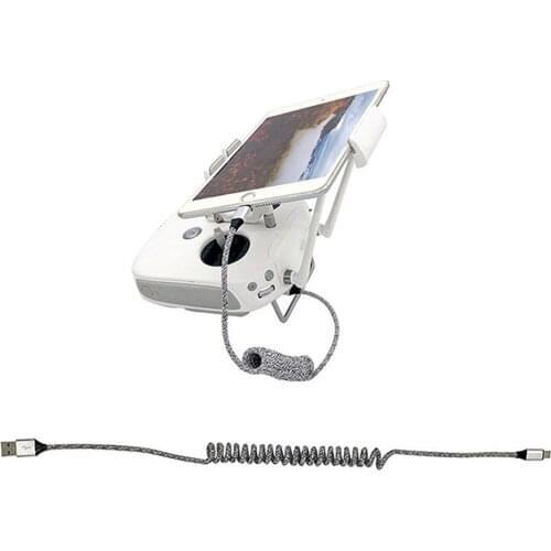 Micro/ Type C/ 8 Pin Data cable Fast transmission For DJI Phantom3/4/4Pro V2.0 Inspire1/2 Controller to phone/Tablet