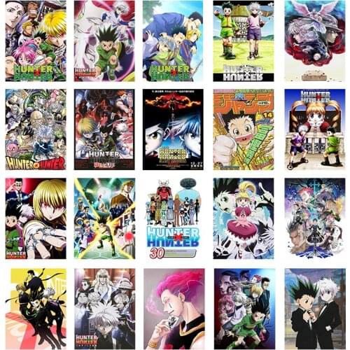 Classic Japanese Anime Full-time Hunter Home Decoration Wall Art Home Bedroom Decoration Living Room Cartoon Canvas Painting