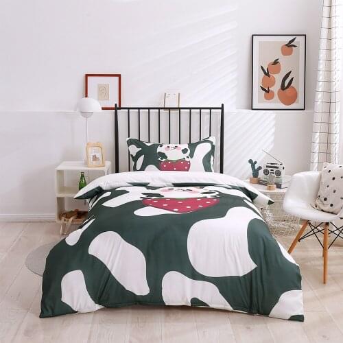 Fanaijia 3d Print Cartoon Cat Duvet Cover Set Kids Bedding Set Single Size Pillowcase Beds Bedroom Comforter Set