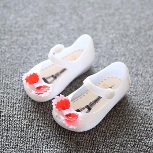 Summer Shoes Bow Princess Jelly kids Sandals Children Beach Shoes Cute Bowknot Girl Sandals Sapato Menina