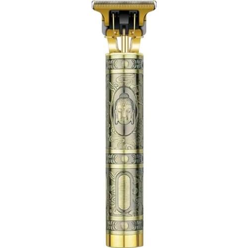 Professional metal housing finishing hair trimmer with intelligent induction ant-pinch system electric hair clipper rechargable