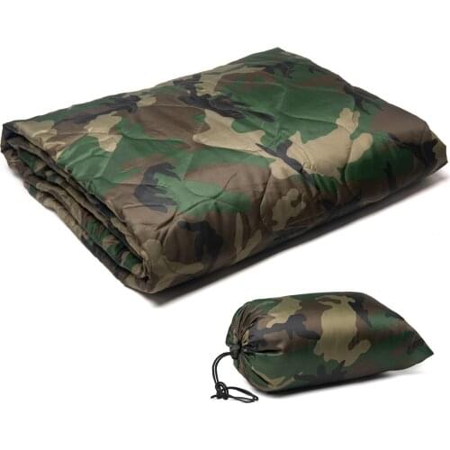 MENFLY Camouflage Camping Quilt Portable Camp Accessories Picnic Thermal Blanket Ultralight Travel Sleeping Mattress Tourist Mat