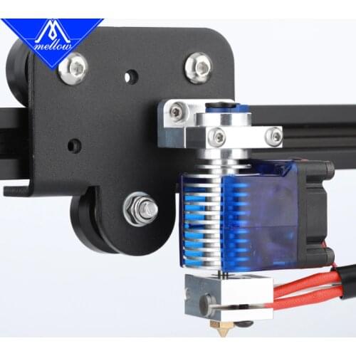 Mellow All Metal Ender 3 E3D V6 J-head Hotend Bowden Extruder Kit For Ender 5 Hotend Cooling Fan Bracket Block 3D Printers Parts