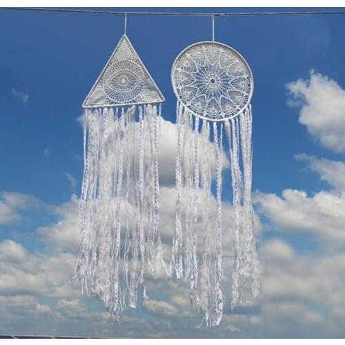 Metal Dream Catcher Moon Triangle Square Hoop for DIY Handmade Dreamcatcher Macrame Material Accessories Crafts Drop Shipping