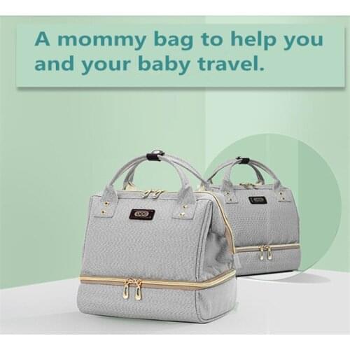 Fashionable Large Volume Printed Breast Milk Storage Bag Portable Anti-Theft Mommy Bags