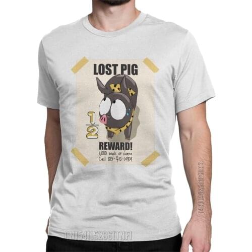 Men P-Chan Ryoga Lost Pig Ranma 1/2 T Shirts 100% Cotton Tops Awesome Classic Short Sleeve Crewneck Tee Shirt Plus Size T-Shirts