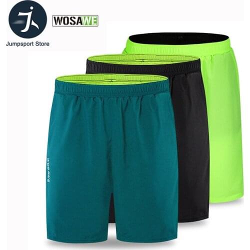 "WOSAWE Mens Cycling Shorts With Non-remove Underwear MTB Mountain Bike Ropa Breathable Loose Fit Bicycle Riding Short Trousers