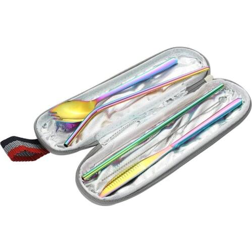 304 Stainless Steel Golden Cutlery Set Black Luxury Dinnerware Set Kitchen Cutlery Mirror Polishing Fork Spoons Knives Set 5Pcs