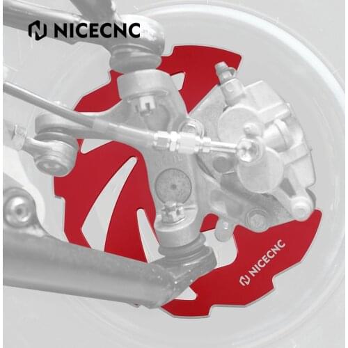 NICECNC ATV Front Brake Rotor Disc Cover Guard Protector For RAPTOR 700 07 08 13 17 18 YFZ450 04 07 09 OEM 5TG-2514A-00-00