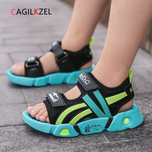 2021 New Summer Boys Sandals Kids Aqua Sport Sandals Soft Non-slip Toddler Infant Shoes Children Outdoor Beach Casual sandalias