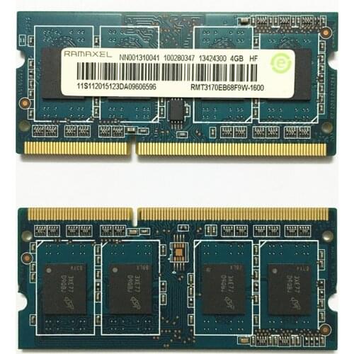 RAMAXEL ddr3 rams 4gb 1600mhz PC3L 12800s laptop ram DDR3 RAMS 4GB 1600MHZ laptop MEMORY 1.35V