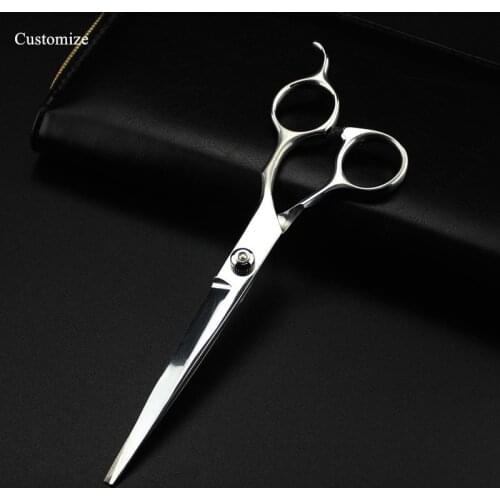 Professional 4cr13 steel 7 '' Pet dog grooming hair scissors pet Cutting Barber haircut grooming shears Hairdressing Scissors