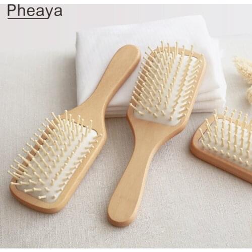 Hair Brush Women High Quality Massage Scalp Lotus Combs Anti-static Reduce Hair Loss Styling Tool Barber Accessories