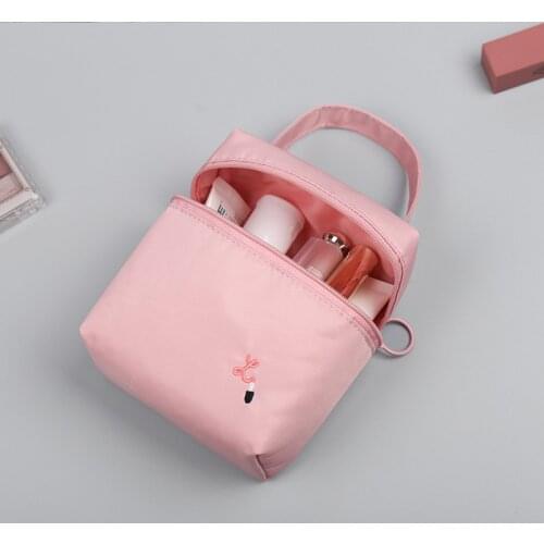 1 Pc Mini Makeup Bag Lipstick Storage Pouch Women Cute Small Cosmetic Make up Bags Portable Girl Travel Organizer Beauty Case
