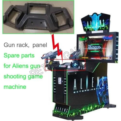 1 pcs Gun rack / Plastic panel for ALIENS / Paradise Simulator Arcade Video shooting Game Machine 3 In 1 Ultra Firepower parts