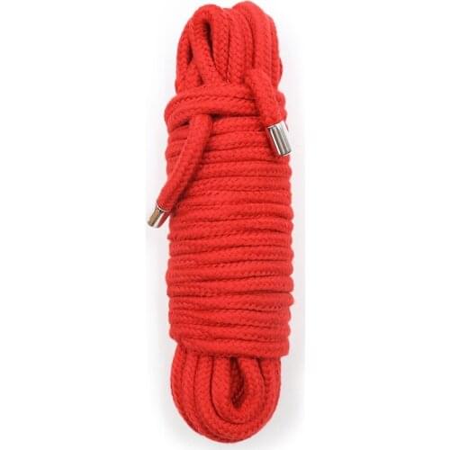 10 Meter Colorful Bondage Cotton Ropes BDSM Sexy Flirting Toys Couple Guide Bing Handcuffs Body Constraint Cords Leg Cuff SM Toy