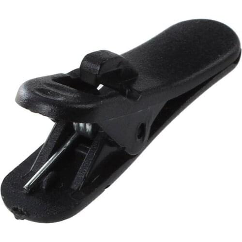 20pcs Rotary Earphone Clip Headset Earphone Cable Collar White Wire Earphone Cord Mount Clamp Lapel Holder Nip Black Access O7B7