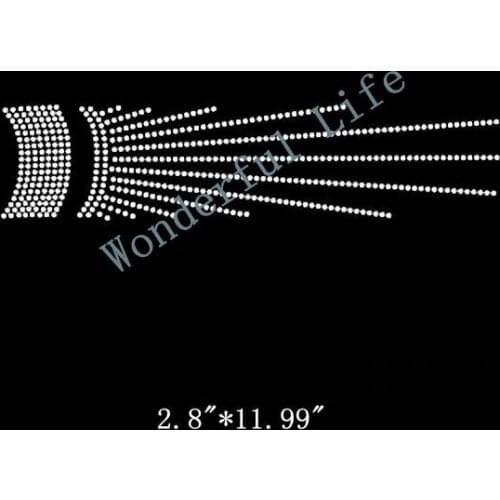 Free Shipping Rhinestone Transfer Template Motif Design