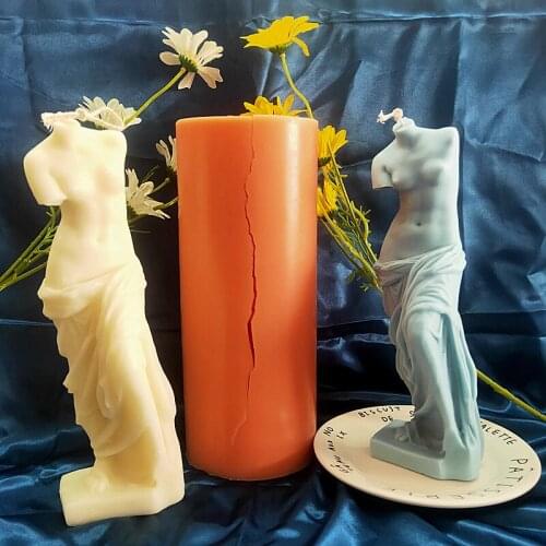 Big Size Venus 3D Silicone Candle Mold for DIY Handmade Craft Candle Making Mould